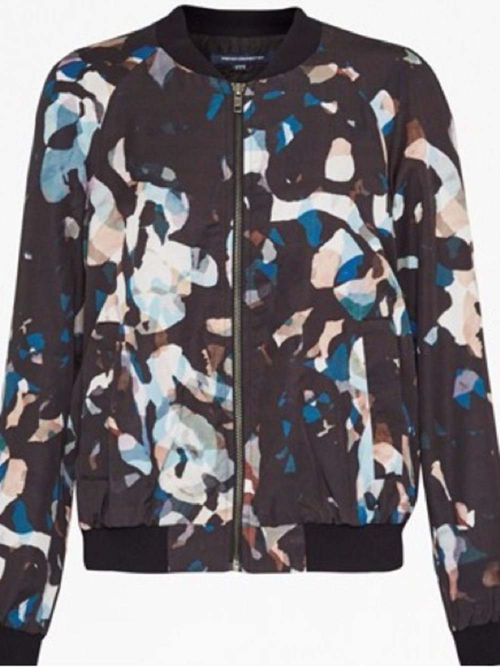 French Connection Women's Cornucopia Drape Bomber Jacket US6 Like 13 Reasons Why
